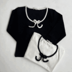 بلوز یقه پاپیونی