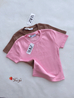 کراپ تیشرت بیسیک مارشمالو - Image 2