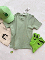 کراپ تیشرت بیسیک مارشمالو - Image 4