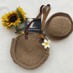 کیف گرد رافیا