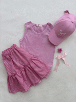 دامن چیندار چارخونه - Image 2