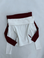 بلوز یقه قایقی - Image 4