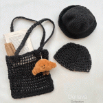 ست رافیا مشکی