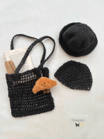 ست رافیا مشکی