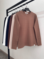 بلوز یقه گرد ملانژ