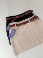 دامن کتان تک جیب