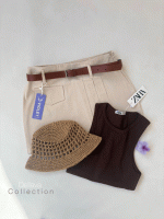 دامن کتان تک جیب - Image 2